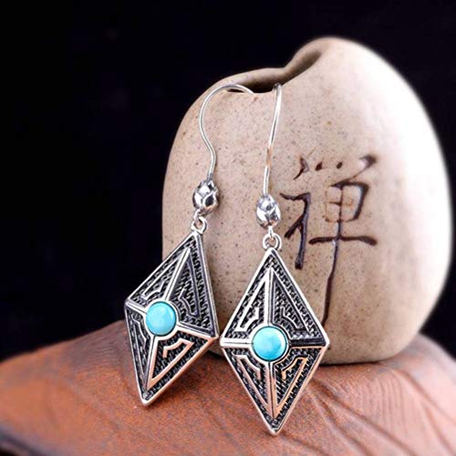 Boucles d'oreilles pendantes en argent 925 et agate rouge naturelle