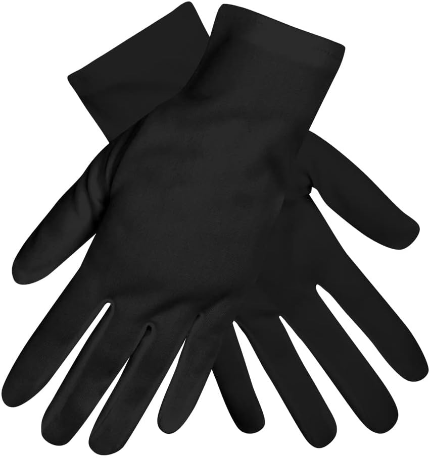 Wrist Gloves Set Costume, Black, One Size, 3070