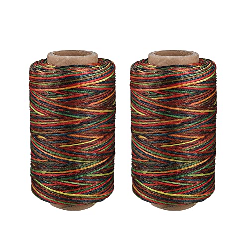 Hilo de cuero para coser 273 yardas 2 piezas miniatura 1