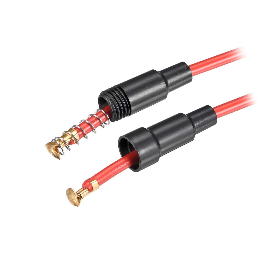 10-Pack Inline Screw-Type Fuse Holders For 5x20mm Glass Fuses - 18 AWG Wire, 10A 250V, Automotive & Electrical Use