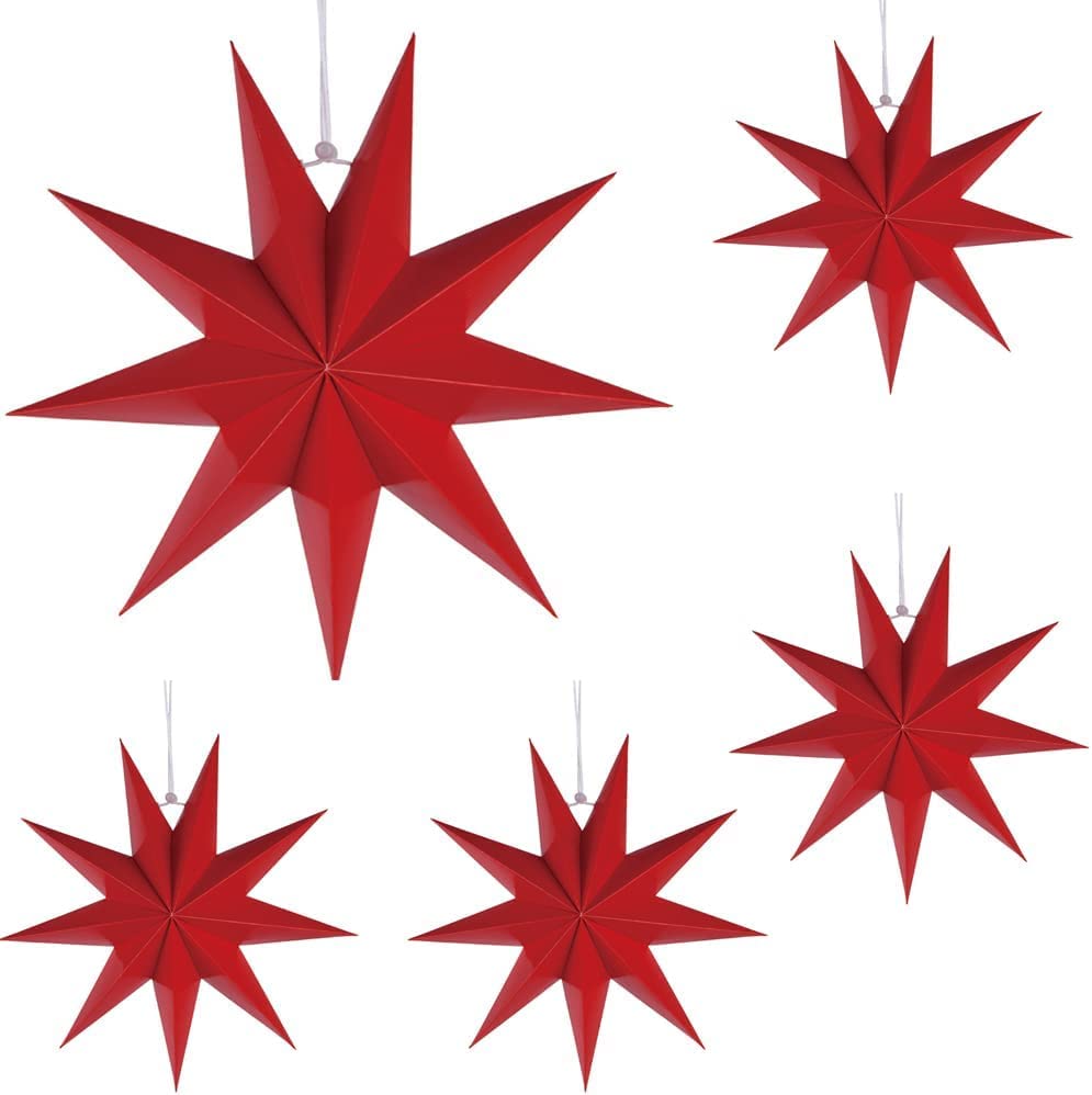 Amazon.co.jp: 星 折り紙 ぶら下げ飾り 窓 装飾 ホーム ガーランド