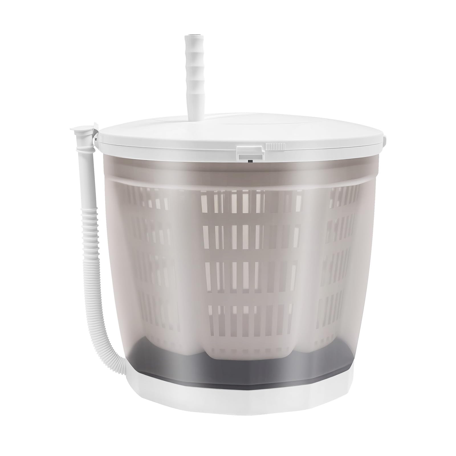 Lavadora portátil Mini Lavadora Manual Operación Portátil, Lavadora Portátil Sin Electricidad, Lavadora de Camping Manual, Solución de Lavado Compacta , Lavado Centrifugado Doble Función