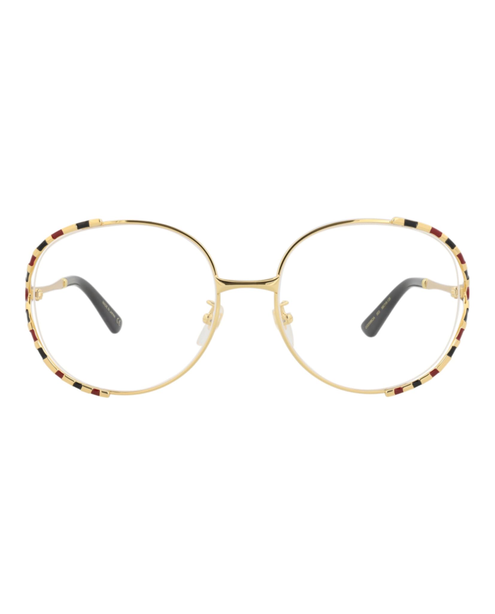 Gucci Round-Frame Metal Optical Frames