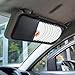 Trinkrittey CD Case Holder for Car, DVD Vehicle Visor Storage Organizer Large Capacity CD Visor Case with 8 DVD Storage Sleeves