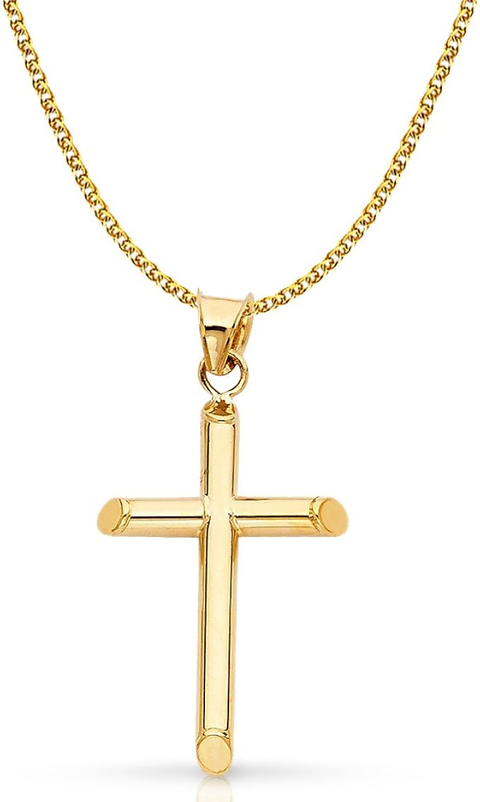 14k gold cross charm Clearance