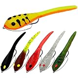 DELONG LURES - Made in The USA - Weedless 3" Tadpole Fishing Lures for Bass, Crappie, Bluegill, and