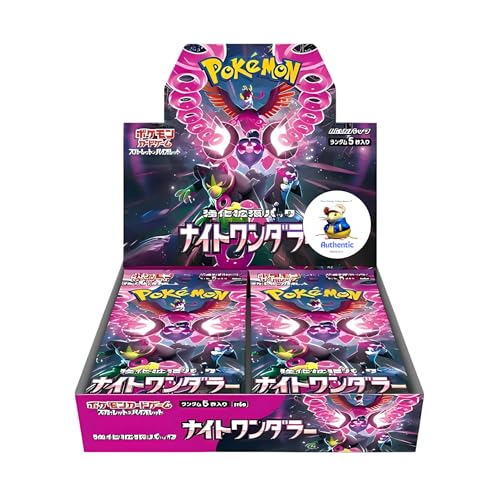 Night Wanderer - Caja de refuerzo japonesa Pokemon (30 paquetes) | Juego de cartas coleccionables Pokémon | 30 paquetes de refuerzo | TCYM autenticado | Paquete de Pokémon TCG | Fábula japonesa