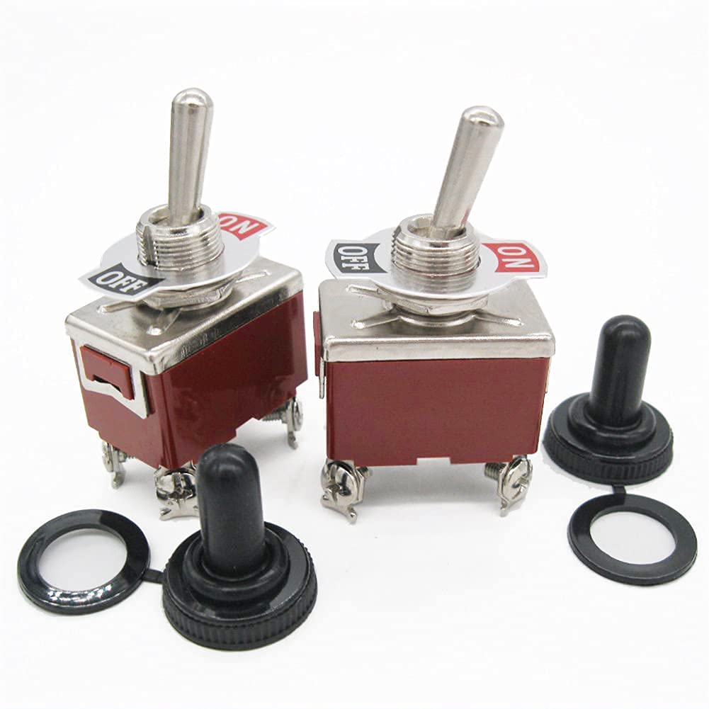 Kippschalter, 3 Stück, robust, 15 A, 250 V, 20 A, 125 V, DPST, 4-poliger EIN/Aus-Schalter