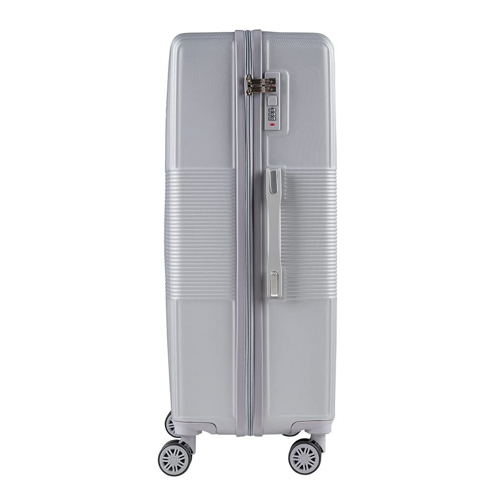 Enrico Coveri Set 3 Trolley Da Viaggio, Valigie Rigide in Tre Dimensioni Con Doppie Ruote Girevoli e Struttura in ABS Doppio Strato, Antigraffio e Antiurto
