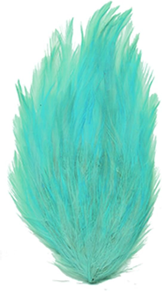 ZUCKER Feather Hackle Pads Dyed - Silver