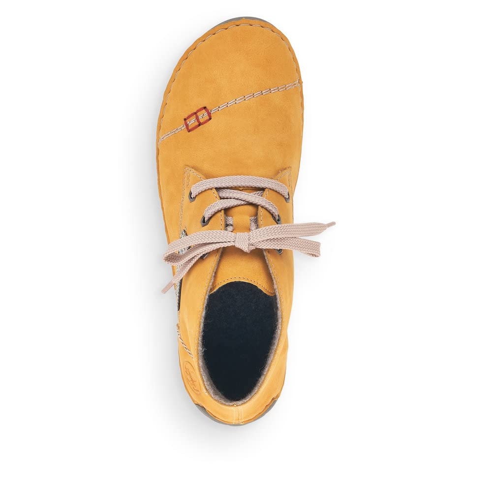 Rieker Mujer Zapatos con Cordones 52540, señora Calzado cómodo