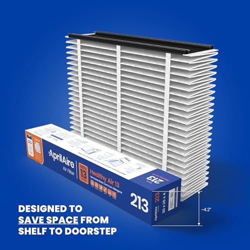 Genuine AprilAire 213 Replacement Filter for AprilAire Whole-House Air Purifiers - MERV 13, Healthy Home Allergy, 20x25x4 Air Filter (Pack of 1) — view 10