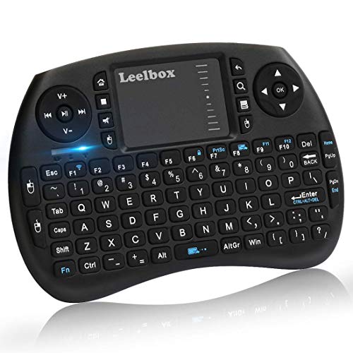 Superpow Mini Clavier sans Fil 2,4 GHz avec pavé Tactile Rechargeable pour PC Pad Android TV Box