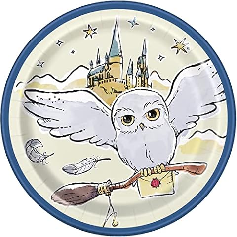Unique Platos de Papel de Harry Potter Cover