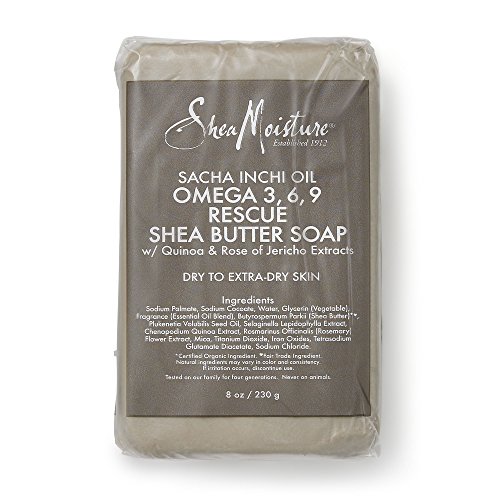 Shea Moisture Sacha Inchi Oil Omega-3-6-9 Rescue Butter Soap Dry To Extra-dry Skin Bar