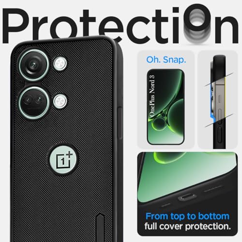 Image of Jkobi Back Cover Case for Oneplus Nord 3 (Textured Grip Design | Camera Protection | Slim and Light Weight | Soft Touch and Feel | Black)