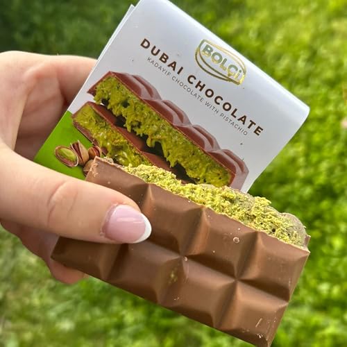 Dubai Schokolade mit Pistaziencreme und Kadayif 100g