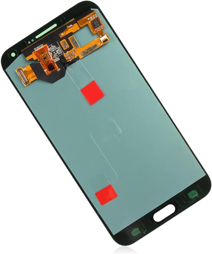 Rear view of the A-MIND LCD assembly showing flex cables and connectors