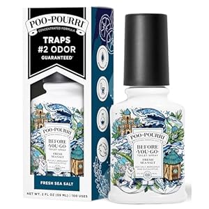 Poo-Pourri Before-You-Go Toilet Spray, Fresh Sea S...