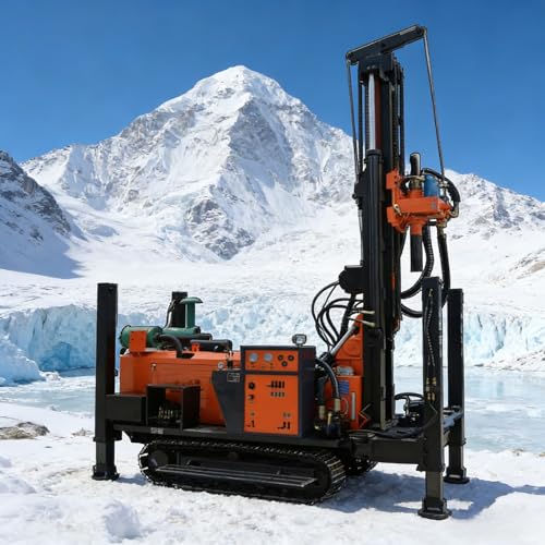 Impianto di perforazione di trivellazione dell'acqua del cingolo – attrezzatura pneumatica idraulica del trapano del pozzo trivellato 200m–300m