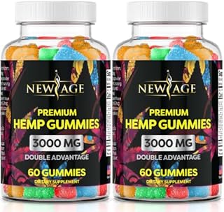 New Age Naturals Advanced Hemp Big Gummies 3000mg -120ct- 100% Natural Hemp Oil Infused Gummies