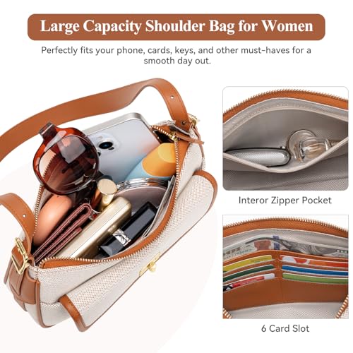 Peacocktion Shoulder Bag for Women Trendy Small Vegan Leather Crossbody Purses Handbags2