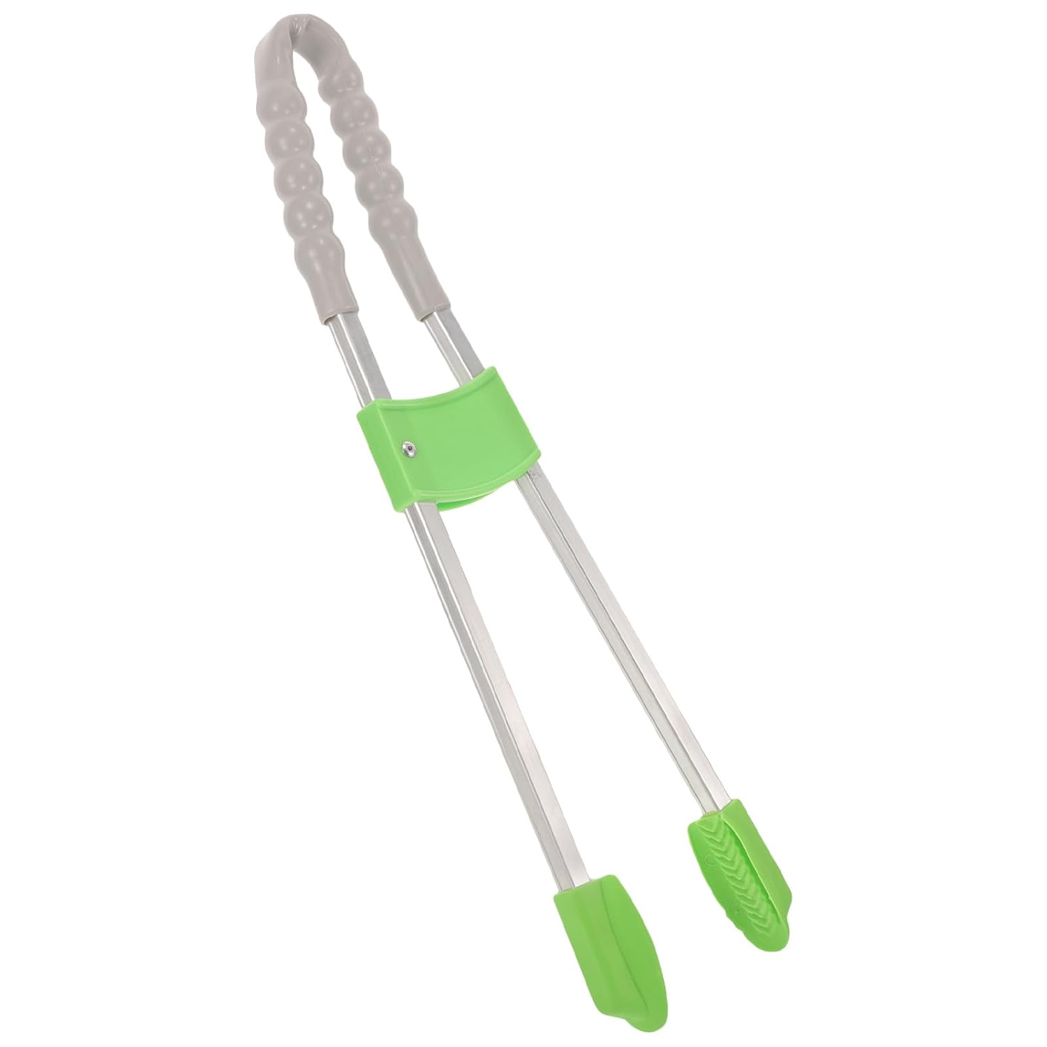 Outdoor Sanitation Trash Grabber Tool with Long Handle, Reusable Garbage Clamp Pickup Tong for Waste Paper Collection, Small Green Magnetic Litter Picker for Cleaning Random Color