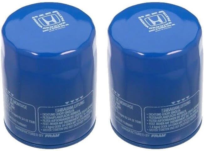 Replacement Set of Spin On Engine Oil Filters fits Acura (also fits p/n 15400PLMA01-Set2)