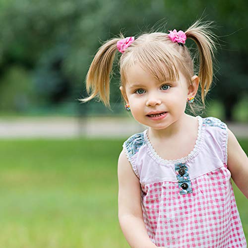 Newitin 40 Pairs Colorful Cute Stud Hypoallergenic Earrings Stainless Steel Earrings For Girls And Women #TOP4