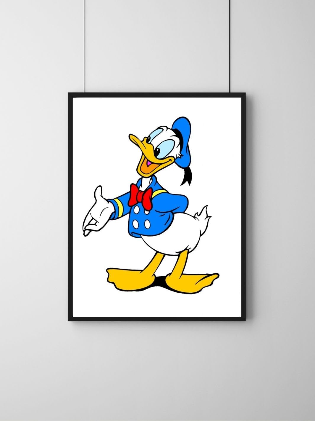 donald duck red bow tie