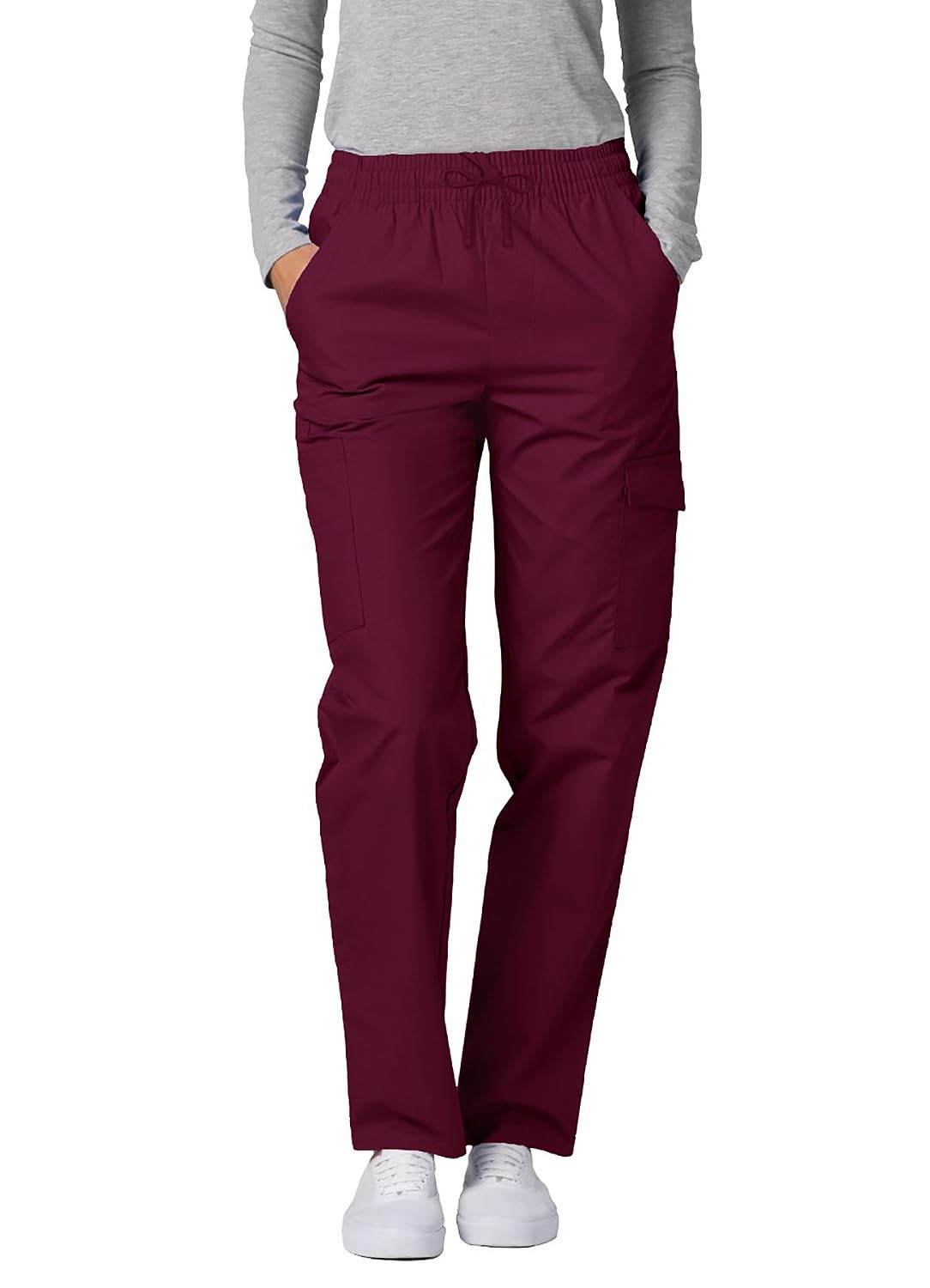Medizinische Schrubb-hosen - Damen-Krankenhaus-Uniformhose - 506 - Burgundy - L