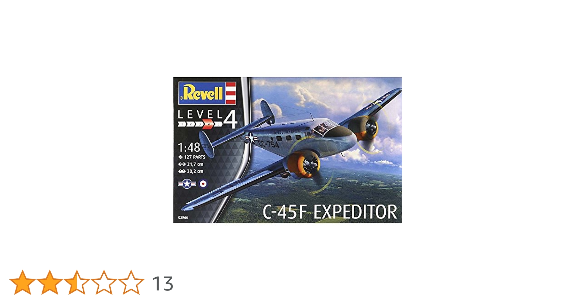 ドイツレベル 1/48 USAF C-45F 軽輸送機 プラモデル w17b8b5 Amazon | ドイツレベル 1/48 USAF C-45F 軽輸送機 プラモデル