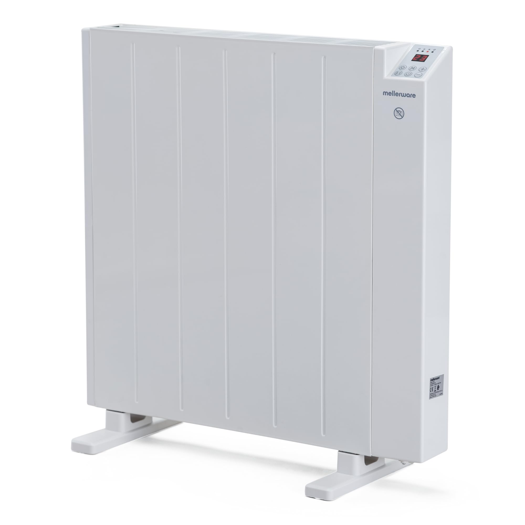 Mellerware - Emisor Térmico Bajo Consumo Comfy! 1200W WIFI | Programable 3 Modos +Temp. Ajustable + Función Ventana Abierta | Temporizador | Radiador Eléctrico 20m2| Google Home Alexa |Medium