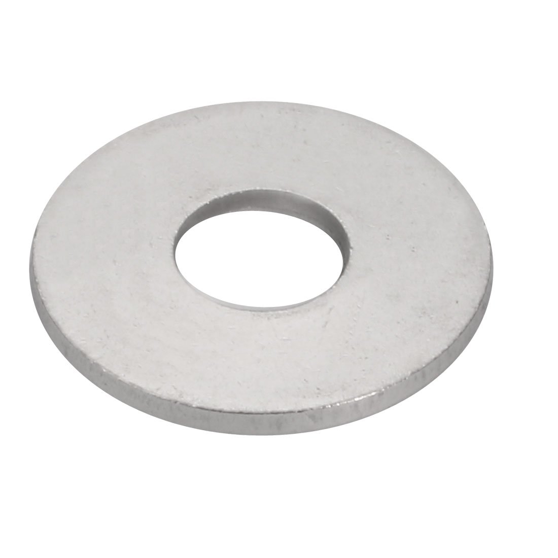 Ruilogod M12x37mmx3mm DIN9021 acero inoxidable 304 Arandela plana de plata del tono 50pcs