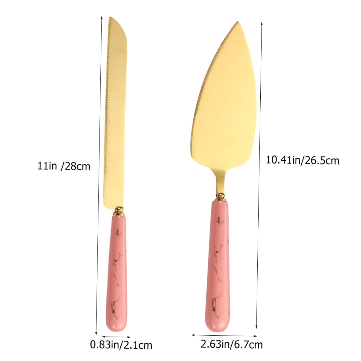 MUCKLILY 1 Set Creative Cake Spatula with Ergonomic Handle for Weddings and Parties Easy to Clean Cake Server