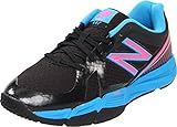New Balance Women's 997 V1 Cross Trainer, Black/Blue/Pink, 7 M US