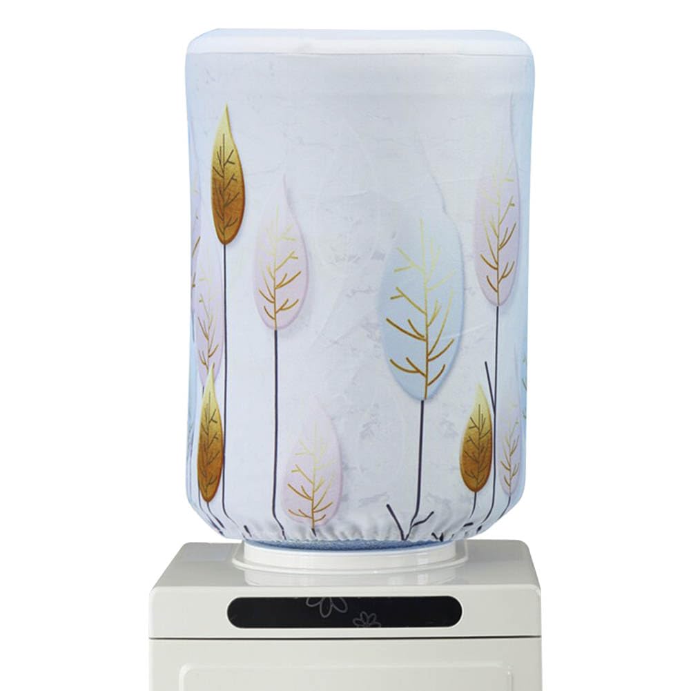 Water Dispenser Barrel Cover for 5 Gallon Water Bottle, High Stretchy Fabric Water Bucket Dust Protector Covers, Reusable Elastic Protective Cover for Hot & Cold Water Dispensers Bottles