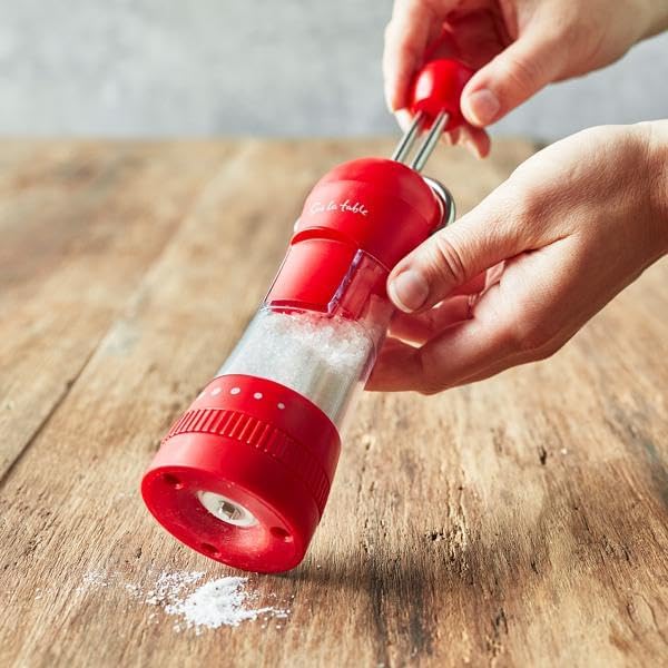 Miniatura 6 de Sur La Table Molinillo de especias con trinquete de 5 ajustes de grosor, negro