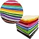 Bastelfilz, Filzbogen 40 Farben, Weicher Filzstoff zum Nähen, Filz Basteln für DIY-Dekorationen und Kinderparty-Projekte (15x15cm)