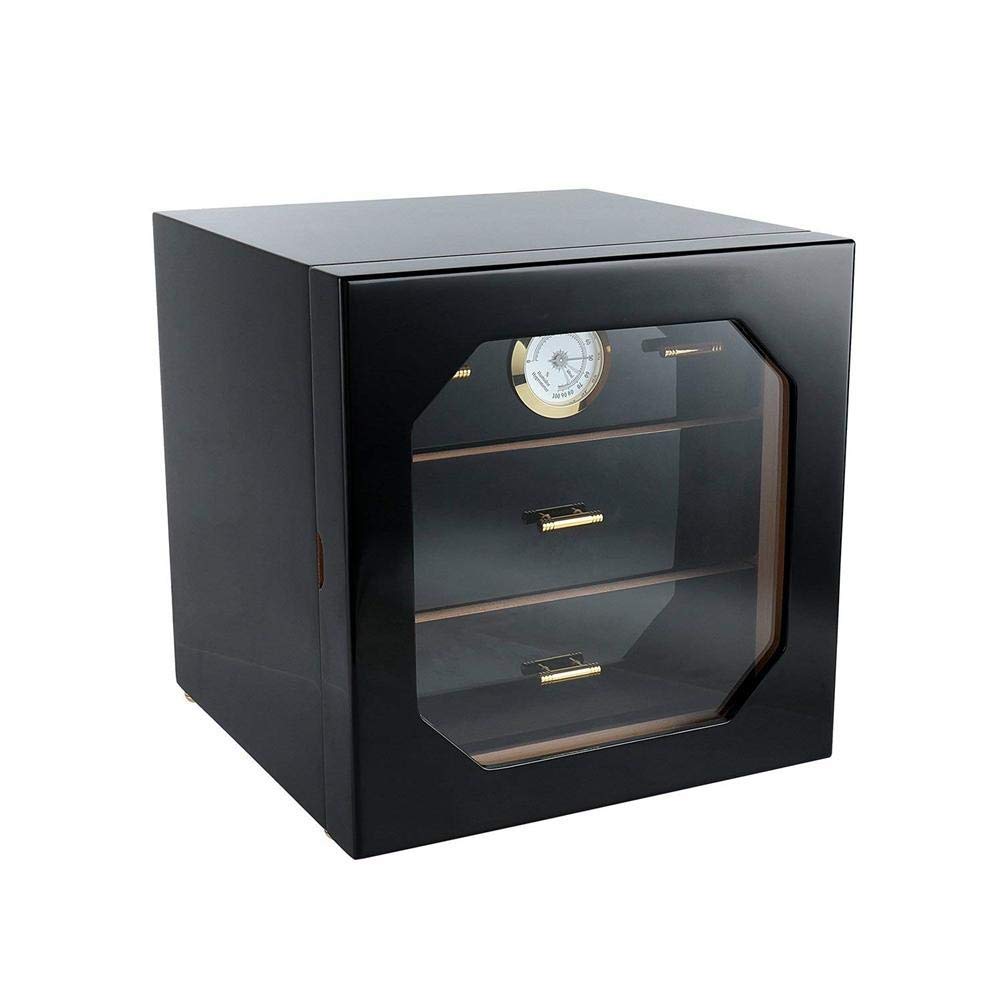 Crazyoasis Cigar Humidor Cabinet Radix,Wooden,with Digital Hygrometer And Humidifier,4 Layer Drawers Decent Cigar Box Set well-liked