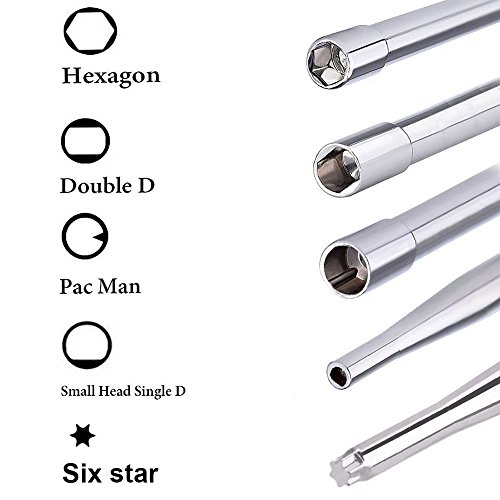 HOOAI Carburetor Adjustment Tool Kit for Common 2 Cycle Carburator Engine - Carburetor Adjustment Tool Set Carburetor Tune up Adjusting Tool (10pcs + Cleaning Tool) - Thumbnail 3