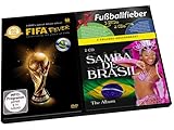  Fußballfieber - 2-teiliges Geschenkset - 3DVDs: FIFA Fever + 2CDs: Samba de Brasil