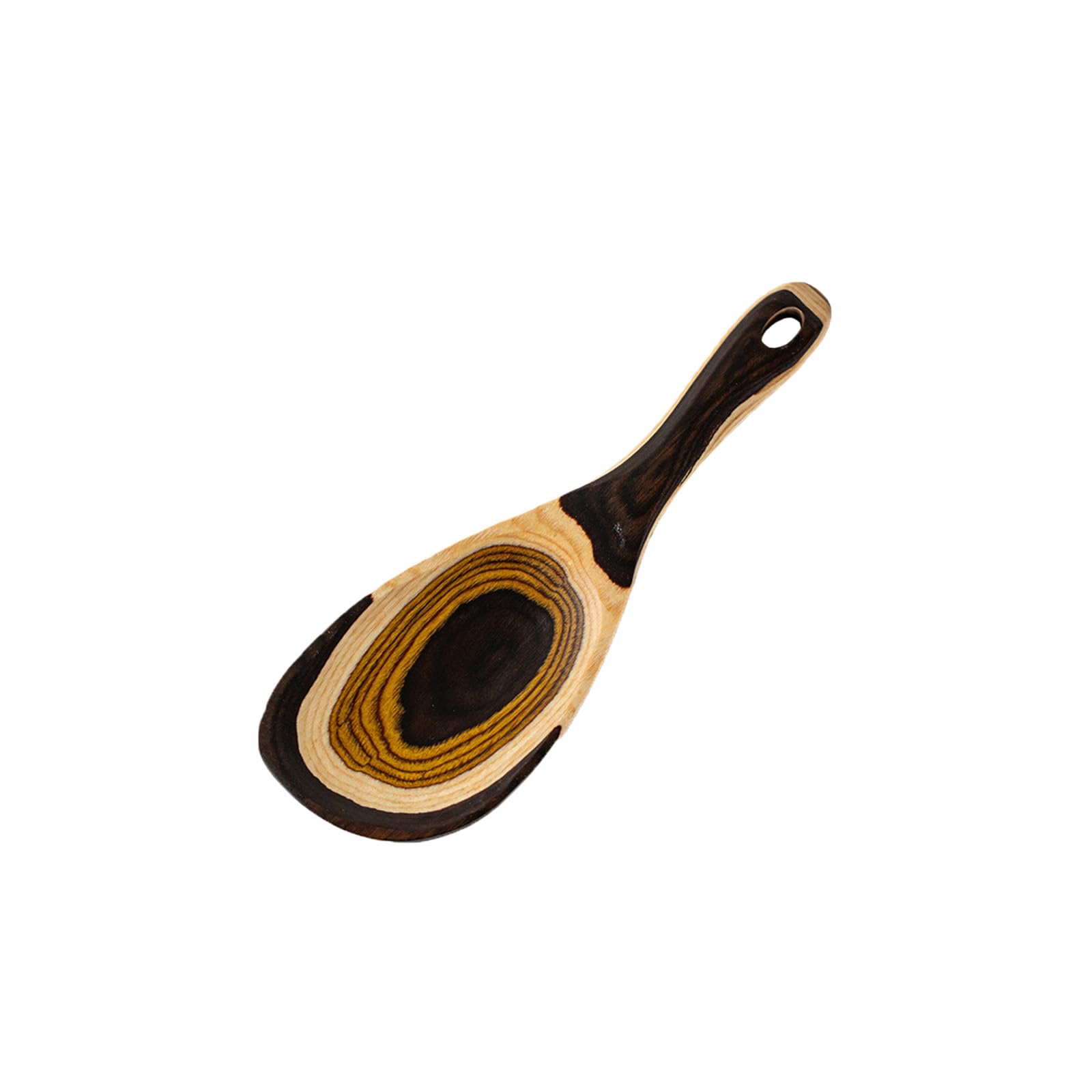 Tsophreniq Nonstick Safe Wooden Cookware with Gradients Color Design Long Handle Slotted Spoon Pastas Spatula Utensils Wood Kitchen Utensils