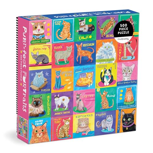 Purr FECT Portraits 500 Piece Family Puzzle