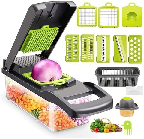 13-in-1 Multifunctional Vegetable Chopper | Food Chopper and Cutt...
