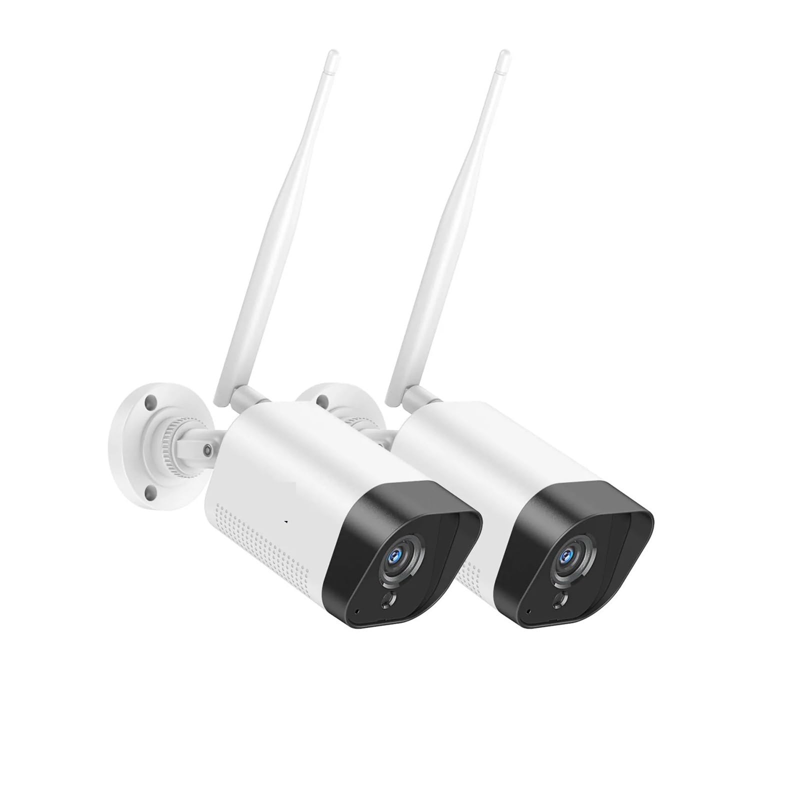 OSHPMBDLYFJ 4K Wifi Security Camera IP66 Weatherproof Outdoor Surveillance Camera Night Vision Wireless Cctv Camera For Wireless NVR(5MP 2PCS I51CN)