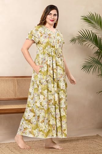 Image of Soulemo Women Premium Rayon Dancing Queen Nighty 1801