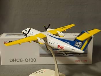 Amazon.co.jp: 1/100 DHC8-Q100 RAC 琉球エアーコミューター JA8935