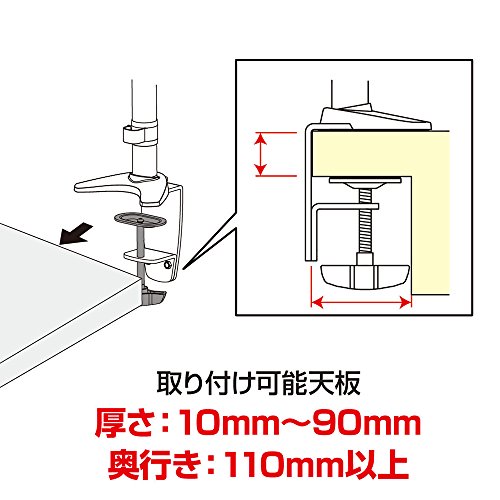 クランプ式モニターアームおすすめ10選 取り付けられない机も当て木で解決