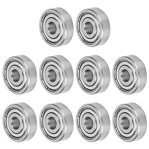 Ball Bearing, 10Pcs Stainless Steel Ball Bearing, Longboard Roller Skating Wheel Accessories S625Z, Hardwarebearing